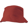 Cotton sun hat in red