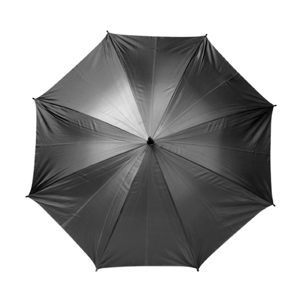 Automatic umbrella in black-and-silver