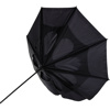 Storm-proof vented umbrella in black