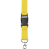 Lanyard and key holder in yellow