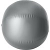 Beach ball, 35cms deflated in silver