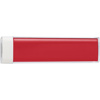 Plastic power bank. in red