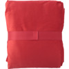 Polyester micro mink anti-pilling blanket in red
