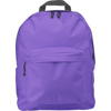 Polyester backpack in purple