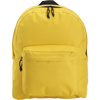 Polyester backpack in yellow