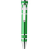 Pen shaped screwdriver in light-green