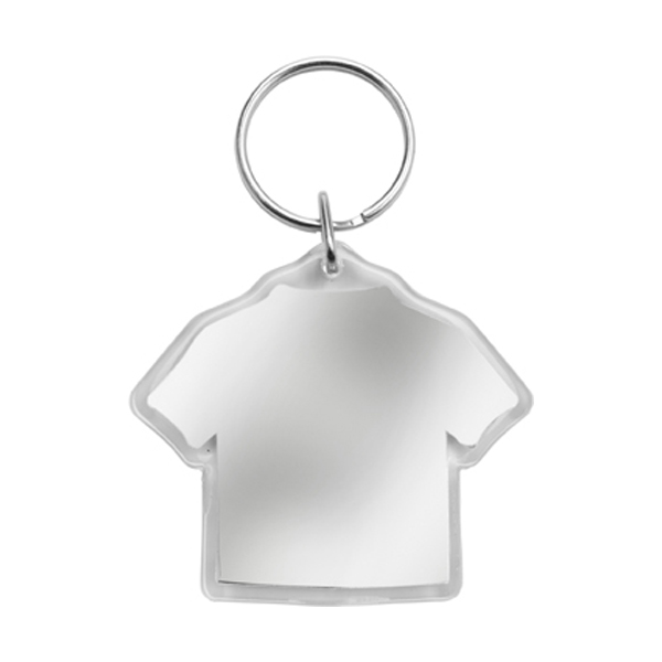 T-shirt key holder, print n/a in transparent