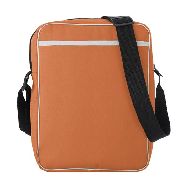 Polyester 600D retro style bag. in orange