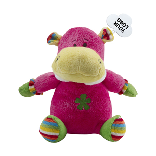 Plush toy elephant. in pink