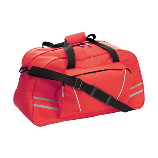Sports/travel bag in red