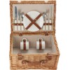 Picnic basket for 2 people. in brown