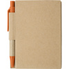 Small notebook in orange