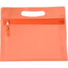 Frosted toilet bag. in orange