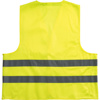 Promotional safety jacket for children. in yellow