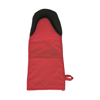 Cotton/neoprene oven glove. in red