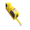 Tape measure and laser, 2m in yellow