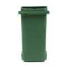 Plastic desk trash bin in green