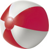 Beach ball, 35cms deflated in red
