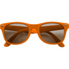 Classic fashion sunglasses in orange