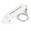 Taranto 3 In 1 Lightweight Keyring With Bottle Opener in white