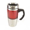 Rembrandt 450Ml Tall Double Walled Travel Mug in red