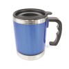 Matisse 400Ml Double Walled Cylindrical Travel Mug in blue