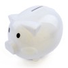 Piggy Money Boxes in white
