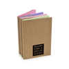 Fold Out Concetina Sticky Note Pad in brown