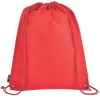 Eco-Friendly Drawstring Bag in red