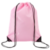 Economy Drawstring Bag in pink