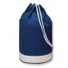 Cotton Duffle Bag Bicolour in blue