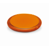 Rounded Double Compact Mirror in transparent-orange