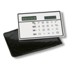 Solar Slim Card Calculator in white