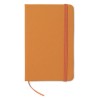 A6 Notebook Lined in orange