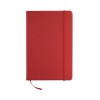 A5 Notebook Lined in red