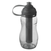 Bottle With Freezing Tube in transparent-grey