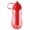 Bottle With Freezing Tube in transparent-red