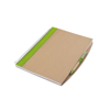 A4 Recycled Notebook With Pen in lime