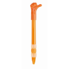 Ball Pen With Hand Top in orange