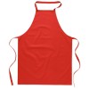 Kitchen Apron In Cotton in red