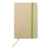 Recycled Material Notebook in lime