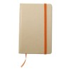 Recycled Material Notebook in orange