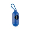 Container For Pet Bag W/ Hook in blue