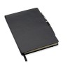 A5 Notebook With Pen in black