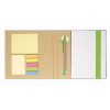 Notebook W/ Stickynotes & Pen in lime