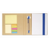 Notebook W/ Stickynotes & Pen in royal-blue