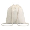 Cotton 100 Gsm Drawstring Bag in beige