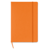 A5 Block Note W/ Squared Paper in orange