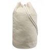 Cotton Duffle Bag in beige