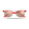 Sunglasses With Mirrored Lense in red